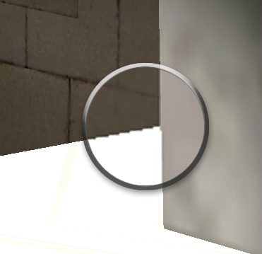 Antialiasing is off. See the artifacts of objects corners.
